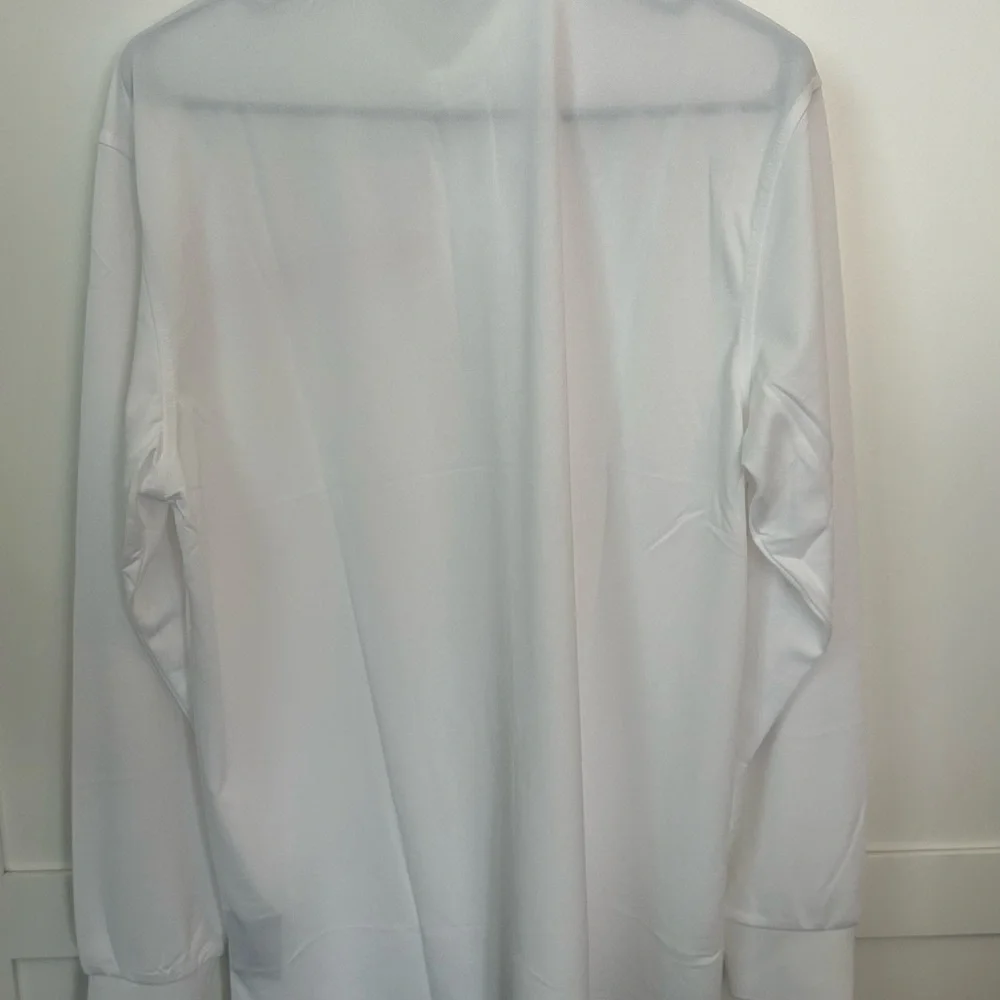Prada Men's White Polo with Red Accent - Picture 4 of 4